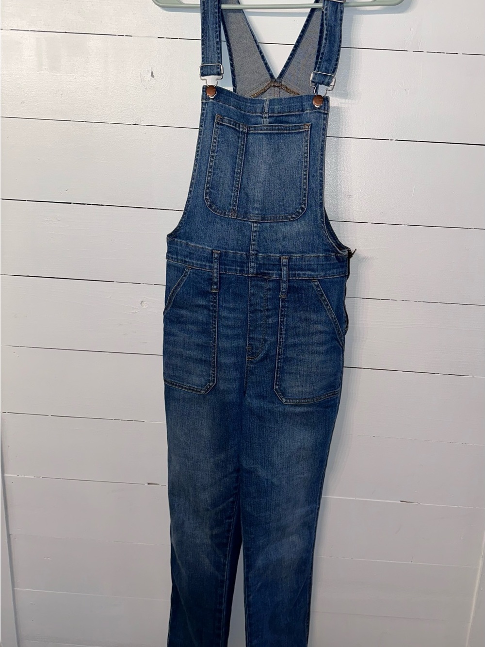 Madewell Dark Blue Denim Women's Overalls